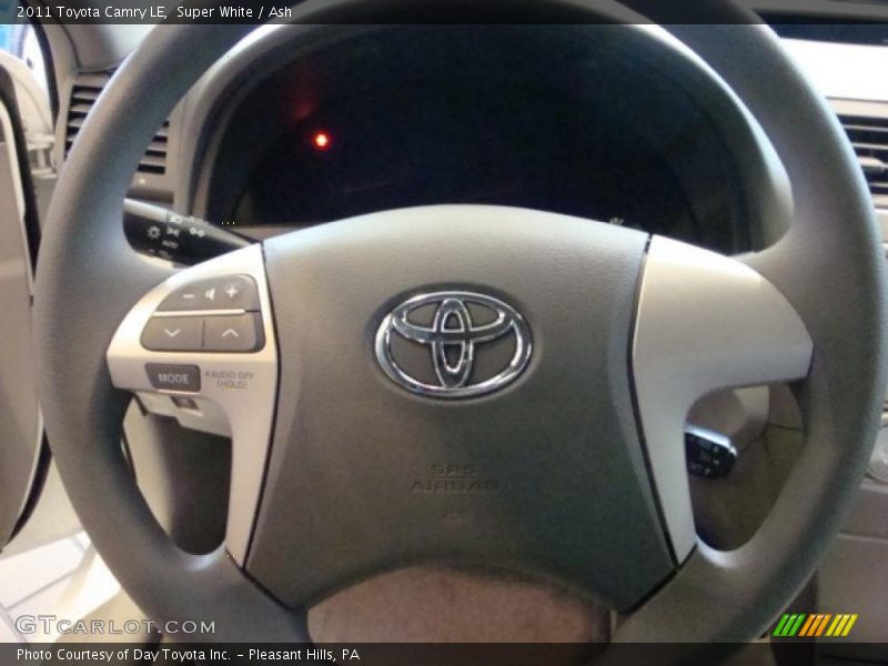 Super White / Ash 2011 Toyota Camry LE