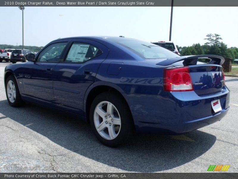 Deep Water Blue Pearl / Dark Slate Gray/Light Slate Gray 2010 Dodge Charger Rallye