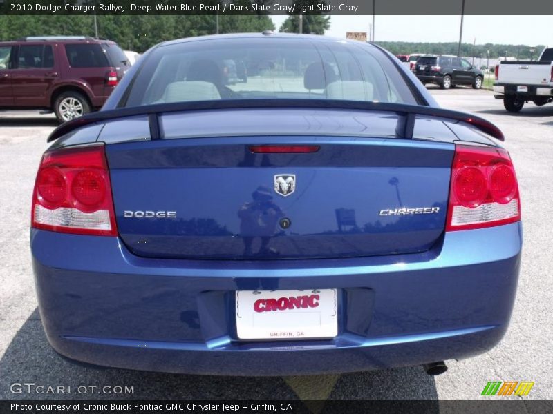 Deep Water Blue Pearl / Dark Slate Gray/Light Slate Gray 2010 Dodge Charger Rallye