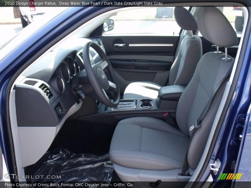 Deep Water Blue Pearl / Dark Slate Gray/Light Slate Gray 2010 Dodge Charger Rallye