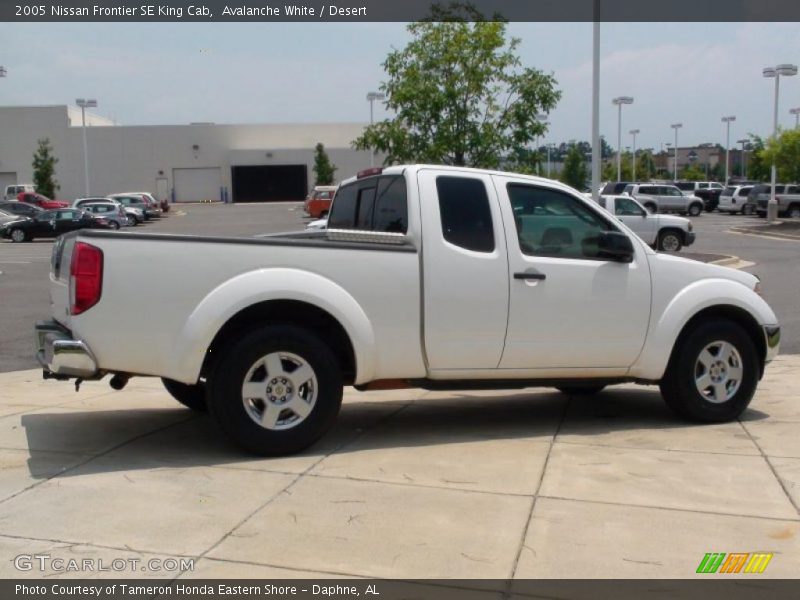 Avalanche White / Desert 2005 Nissan Frontier SE King Cab