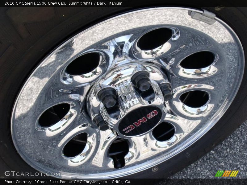 Summit White / Dark Titanium 2010 GMC Sierra 1500 Crew Cab