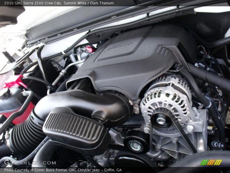 Summit White / Dark Titanium 2010 GMC Sierra 1500 Crew Cab