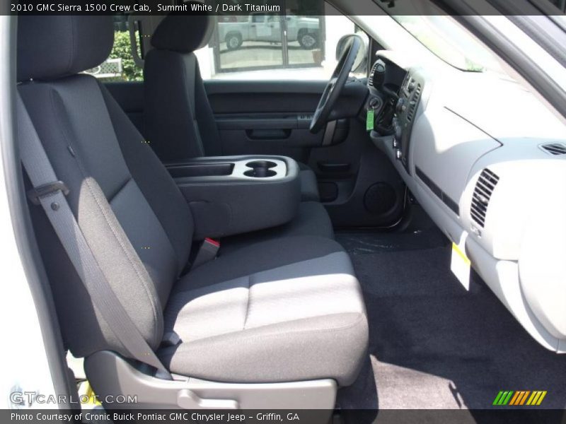Summit White / Dark Titanium 2010 GMC Sierra 1500 Crew Cab