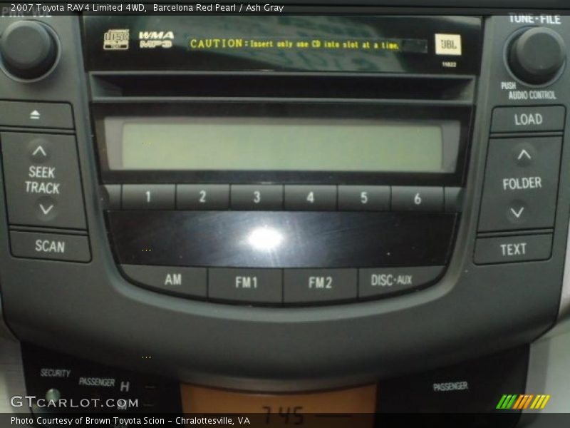 Barcelona Red Pearl / Ash Gray 2007 Toyota RAV4 Limited 4WD