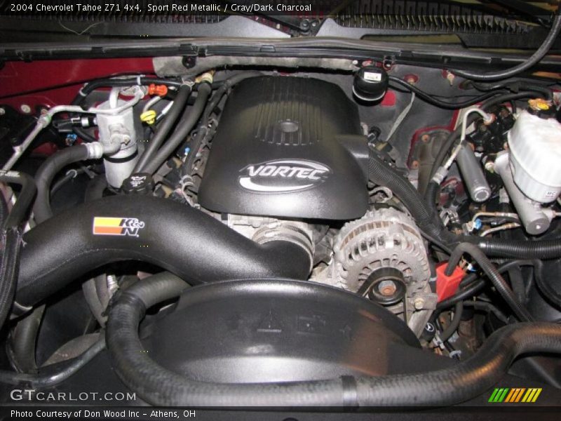Sport Red Metallic / Gray/Dark Charcoal 2004 Chevrolet Tahoe Z71 4x4