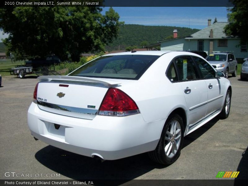 Summit White / Neutral 2010 Chevrolet Impala LTZ