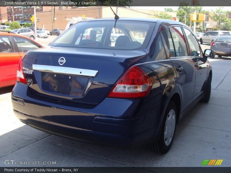 Blue Onyx / Charcoal 2008 Nissan Versa 1.8 S Sedan