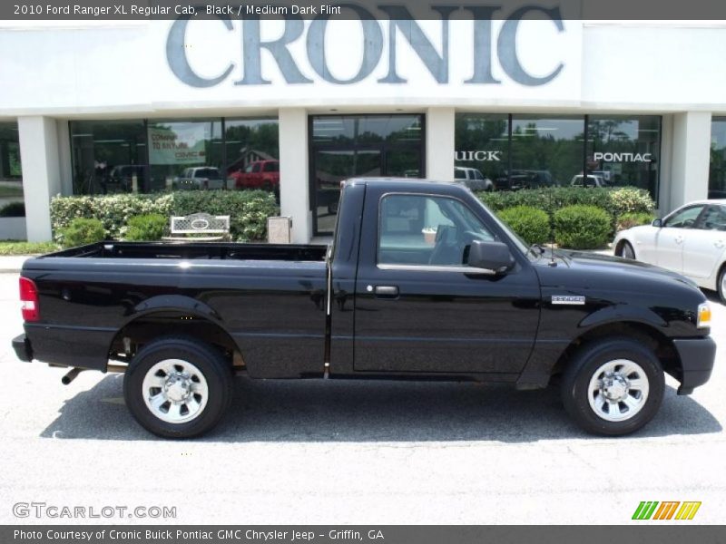 Black / Medium Dark Flint 2010 Ford Ranger XL Regular Cab