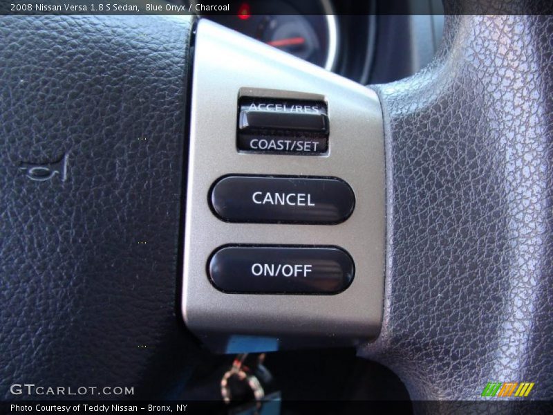 Blue Onyx / Charcoal 2008 Nissan Versa 1.8 S Sedan