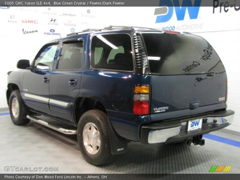 Blue Green Crystal / Pewter/Dark Pewter 2005 GMC Yukon SLE 4x4