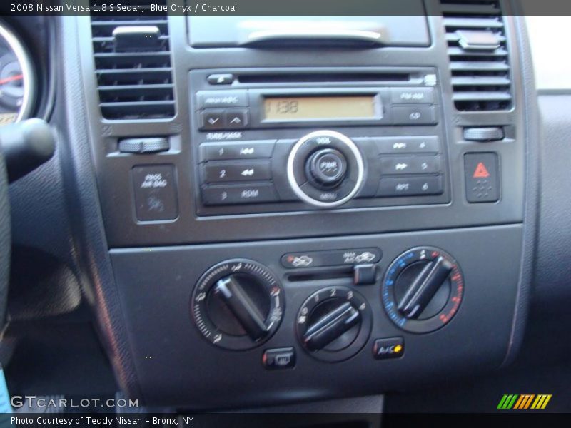 Blue Onyx / Charcoal 2008 Nissan Versa 1.8 S Sedan