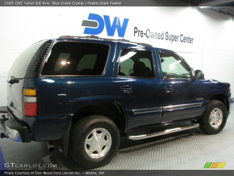 Blue Green Crystal / Pewter/Dark Pewter 2005 GMC Yukon SLE 4x4