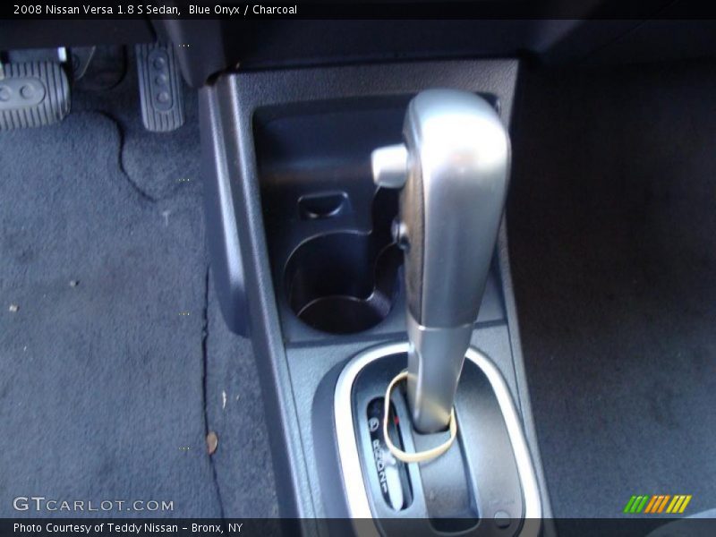 Blue Onyx / Charcoal 2008 Nissan Versa 1.8 S Sedan