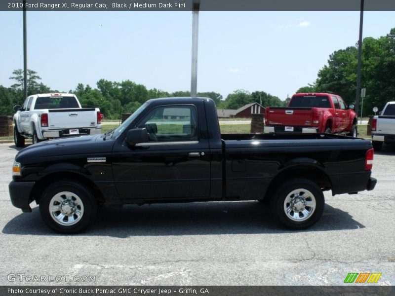 Black / Medium Dark Flint 2010 Ford Ranger XL Regular Cab