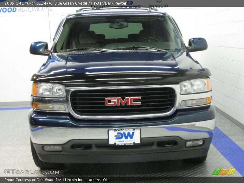 Blue Green Crystal / Pewter/Dark Pewter 2005 GMC Yukon SLE 4x4