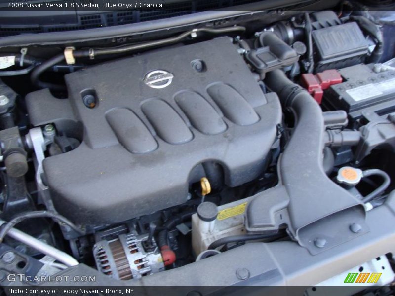 Blue Onyx / Charcoal 2008 Nissan Versa 1.8 S Sedan