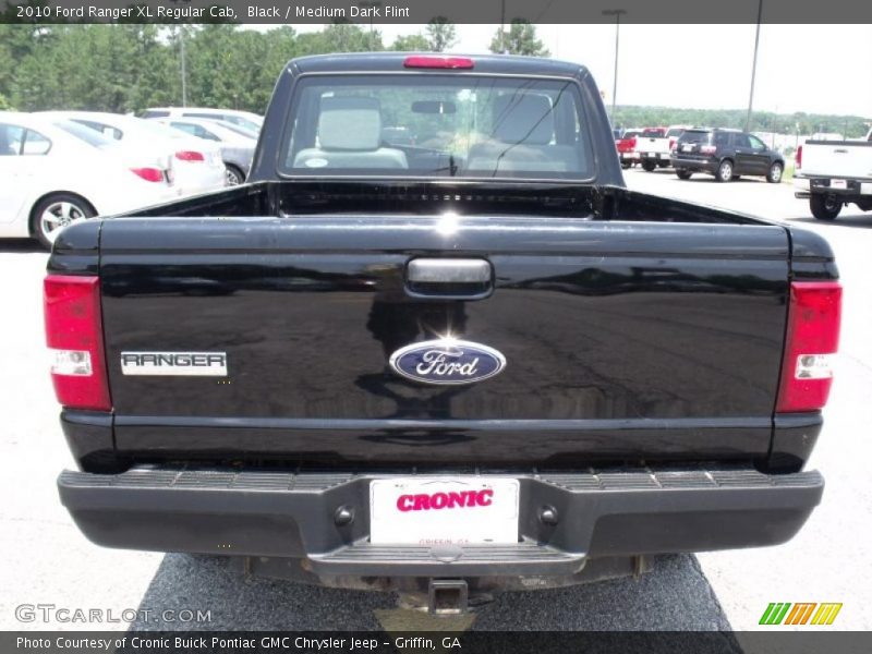 Black / Medium Dark Flint 2010 Ford Ranger XL Regular Cab