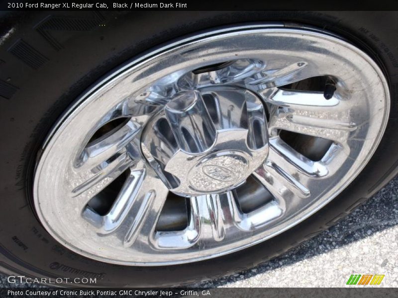 Black / Medium Dark Flint 2010 Ford Ranger XL Regular Cab