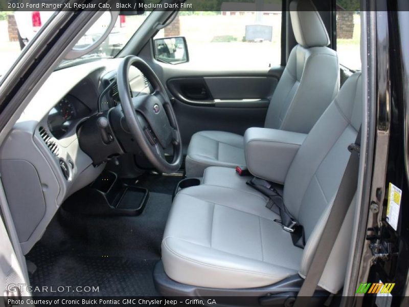 Black / Medium Dark Flint 2010 Ford Ranger XL Regular Cab