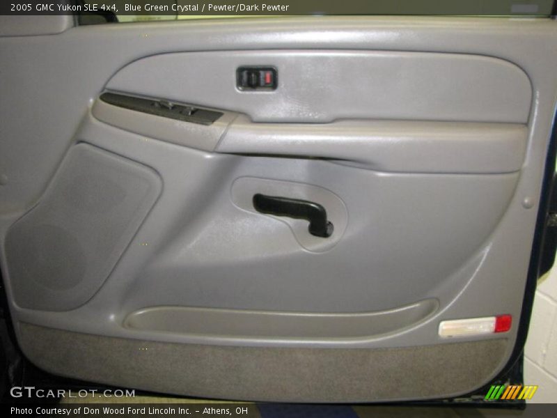 Blue Green Crystal / Pewter/Dark Pewter 2005 GMC Yukon SLE 4x4