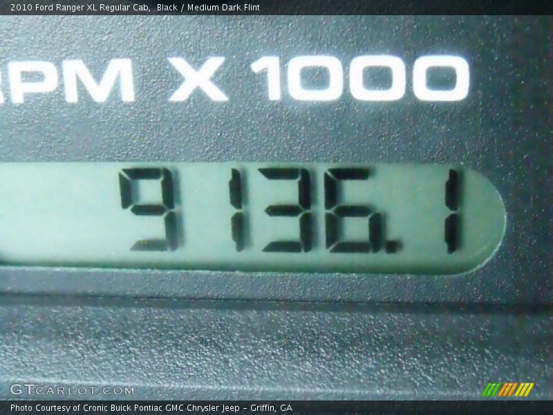 Black / Medium Dark Flint 2010 Ford Ranger XL Regular Cab
