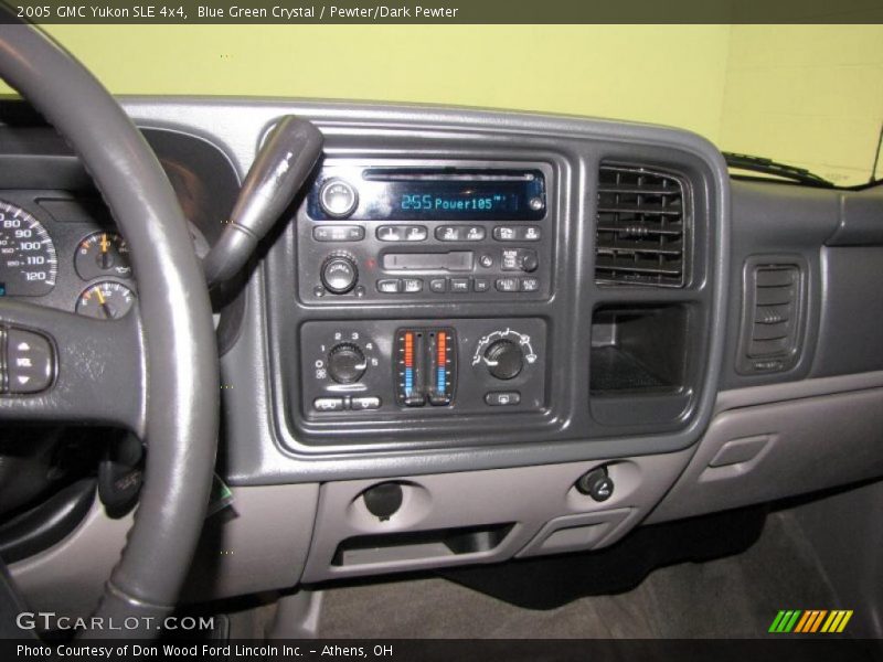 Blue Green Crystal / Pewter/Dark Pewter 2005 GMC Yukon SLE 4x4