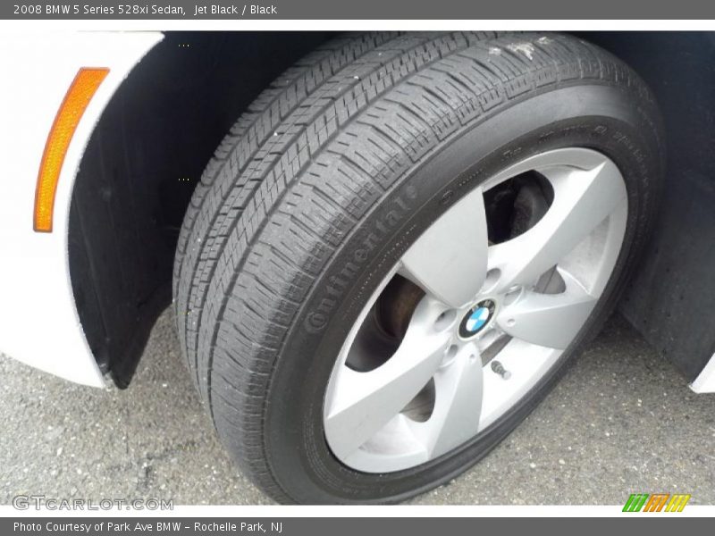 Jet Black / Black 2008 BMW 5 Series 528xi Sedan