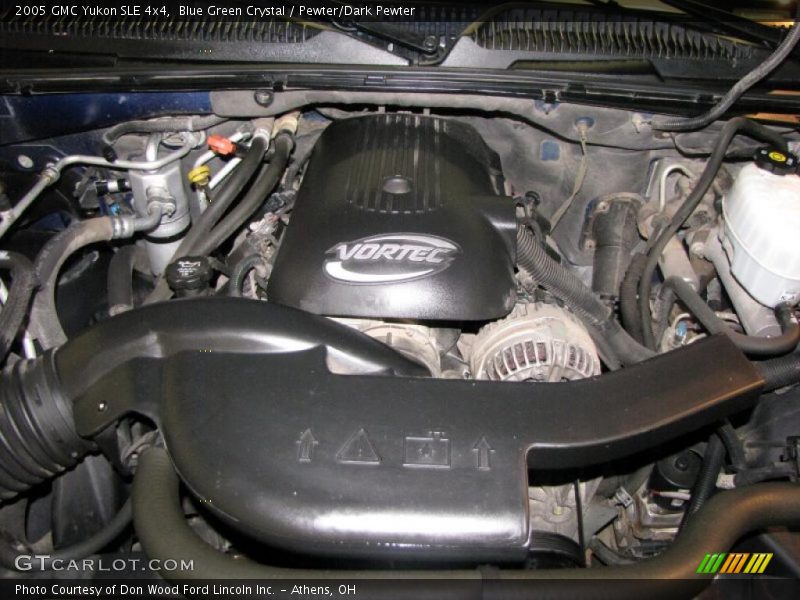 Blue Green Crystal / Pewter/Dark Pewter 2005 GMC Yukon SLE 4x4