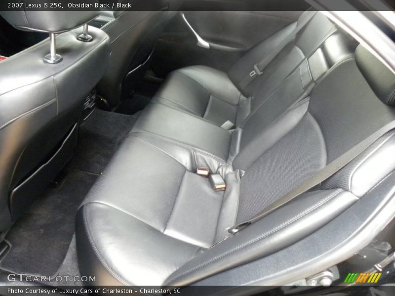 Obsidian Black / Black 2007 Lexus IS 250