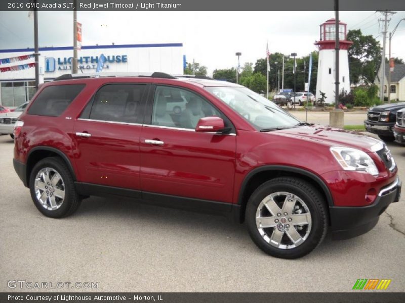 Red Jewel Tintcoat / Light Titanium 2010 GMC Acadia SLT
