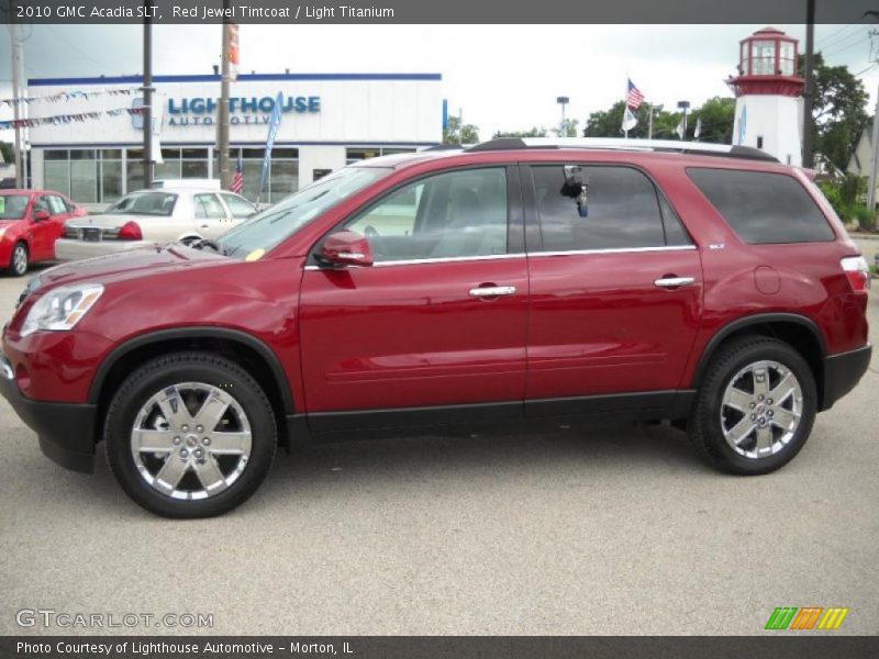 Red Jewel Tintcoat / Light Titanium 2010 GMC Acadia SLT