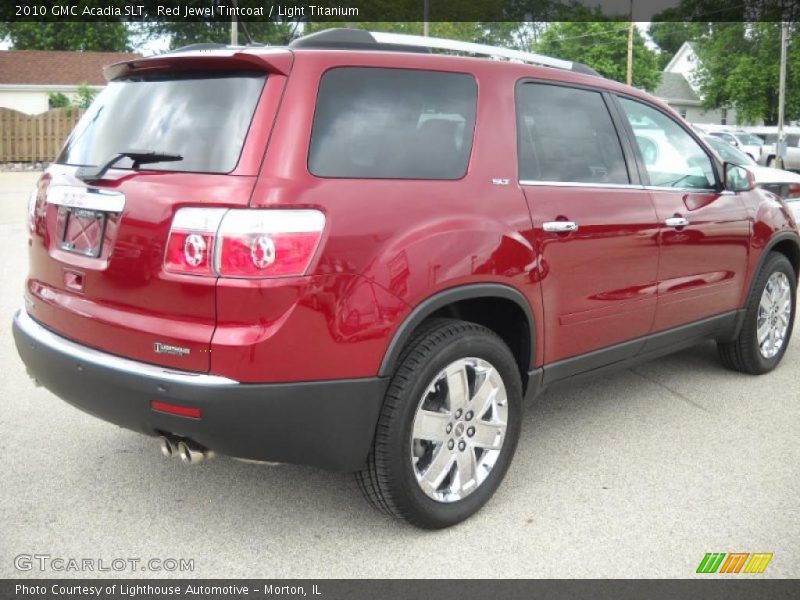 Red Jewel Tintcoat / Light Titanium 2010 GMC Acadia SLT