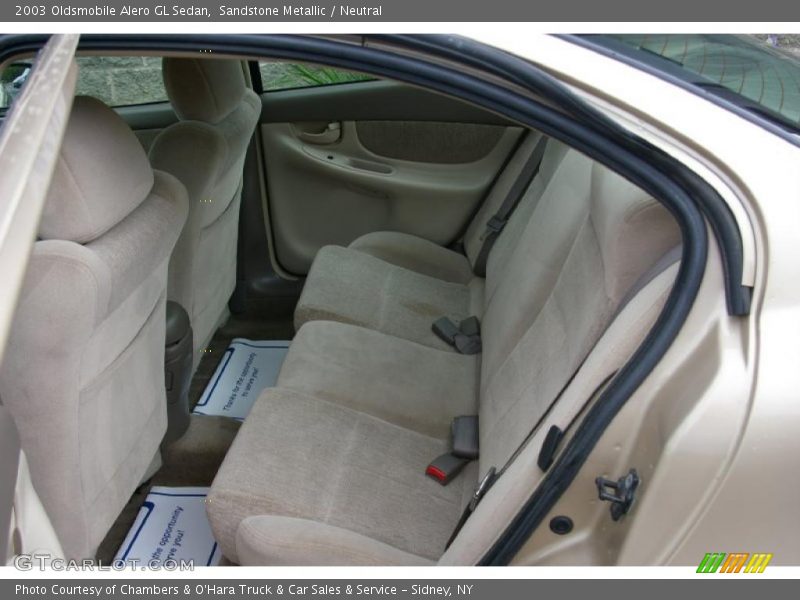Sandstone Metallic / Neutral 2003 Oldsmobile Alero GL Sedan