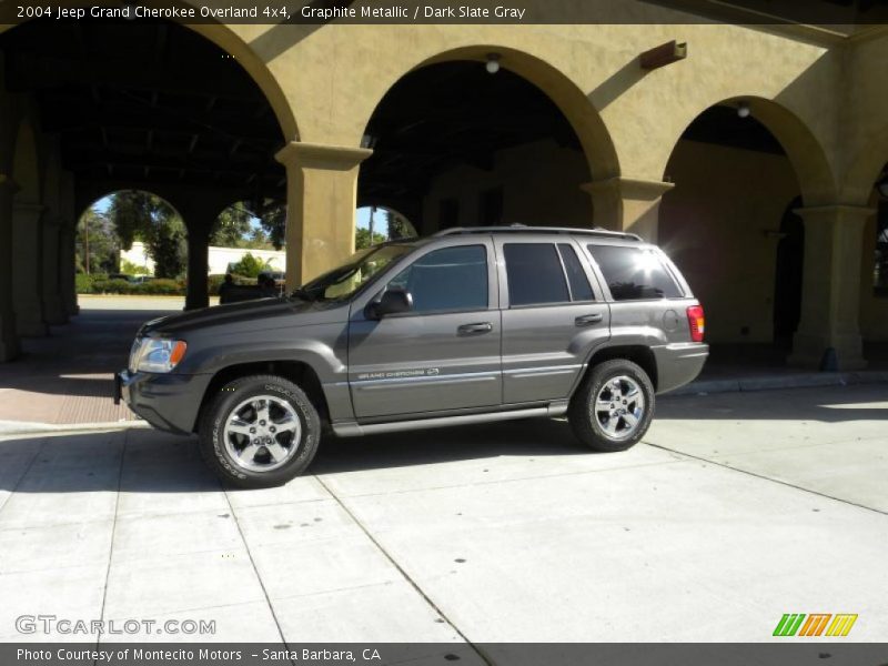 Graphite Metallic / Dark Slate Gray 2004 Jeep Grand Cherokee Overland 4x4