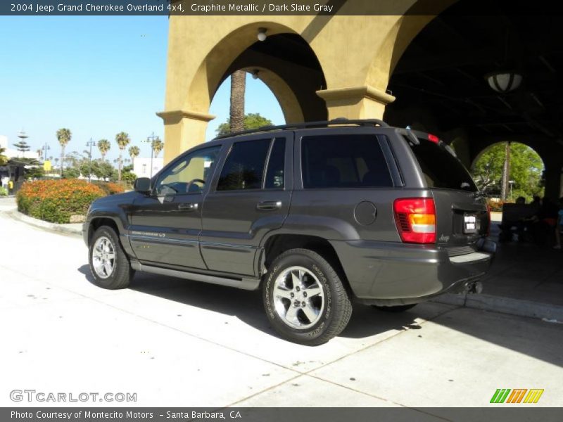 Graphite Metallic / Dark Slate Gray 2004 Jeep Grand Cherokee Overland 4x4