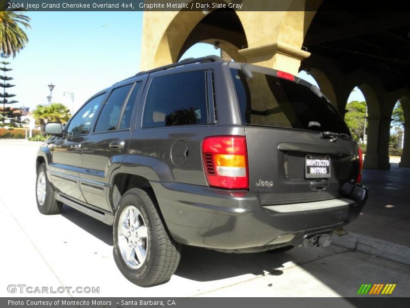 Graphite Metallic / Dark Slate Gray 2004 Jeep Grand Cherokee Overland 4x4