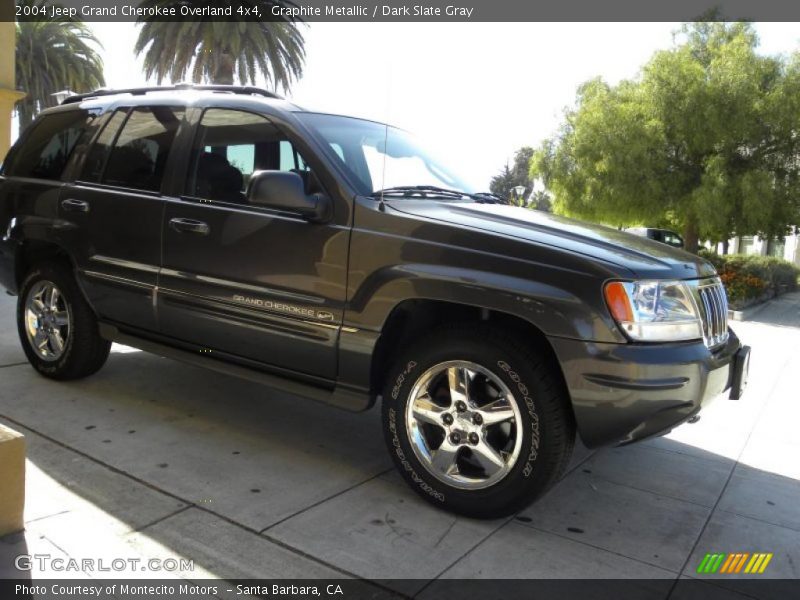 Graphite Metallic / Dark Slate Gray 2004 Jeep Grand Cherokee Overland 4x4