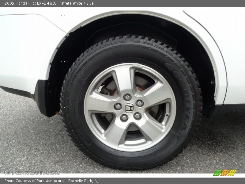 Taffeta White / Blue 2009 Honda Pilot EX-L 4WD