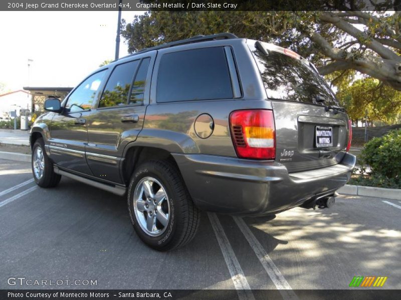 Graphite Metallic / Dark Slate Gray 2004 Jeep Grand Cherokee Overland 4x4