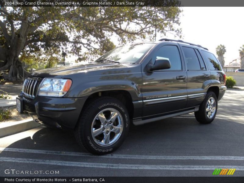 Graphite Metallic / Dark Slate Gray 2004 Jeep Grand Cherokee Overland 4x4
