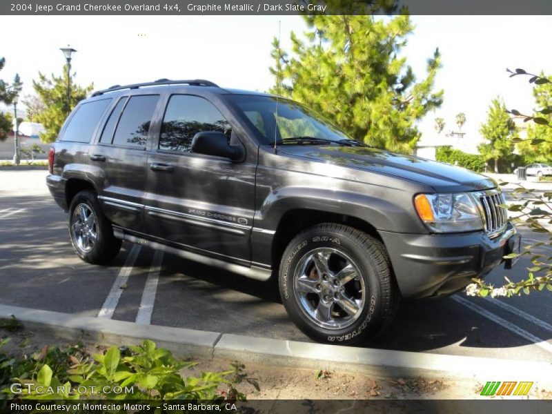 Graphite Metallic / Dark Slate Gray 2004 Jeep Grand Cherokee Overland 4x4