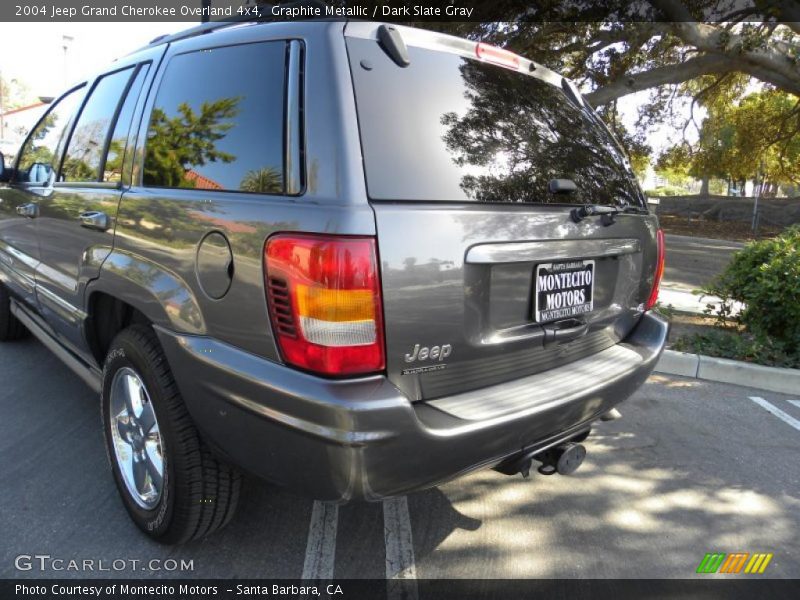 Graphite Metallic / Dark Slate Gray 2004 Jeep Grand Cherokee Overland 4x4