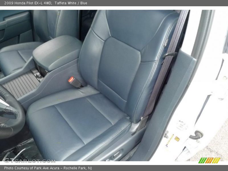 Taffeta White / Blue 2009 Honda Pilot EX-L 4WD