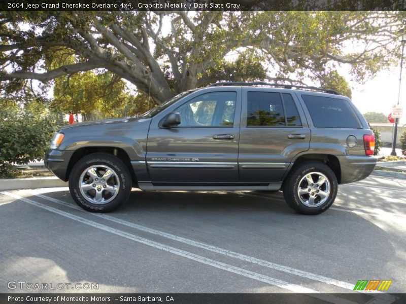 Graphite Metallic / Dark Slate Gray 2004 Jeep Grand Cherokee Overland 4x4