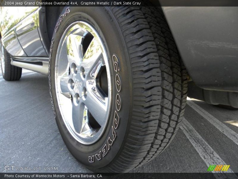 Graphite Metallic / Dark Slate Gray 2004 Jeep Grand Cherokee Overland 4x4