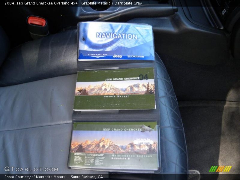Graphite Metallic / Dark Slate Gray 2004 Jeep Grand Cherokee Overland 4x4