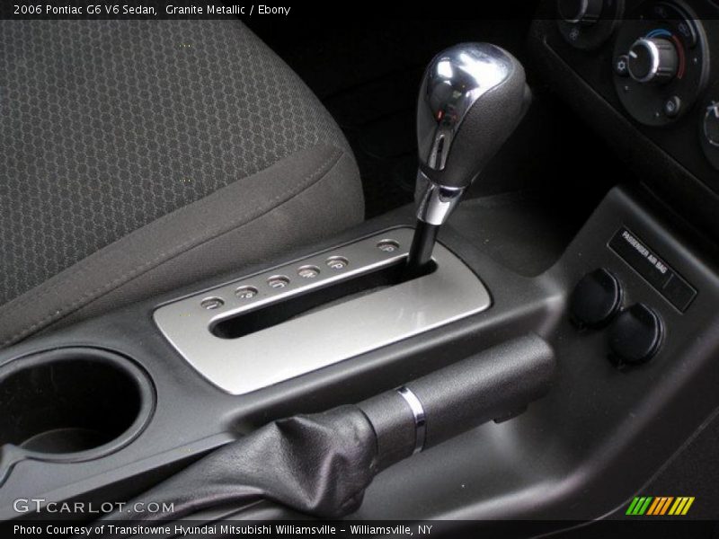 Granite Metallic / Ebony 2006 Pontiac G6 V6 Sedan