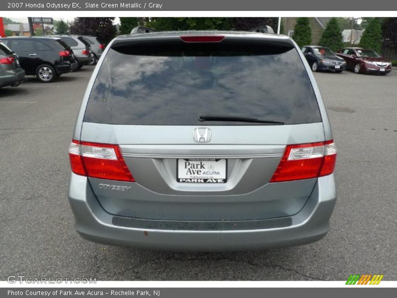 Slate Green Metallic / Gray 2007 Honda Odyssey EX