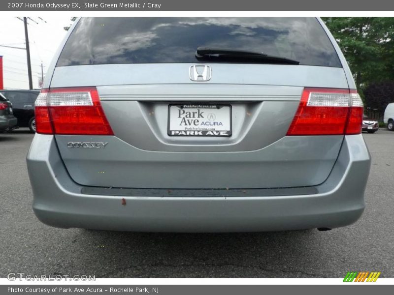 Slate Green Metallic / Gray 2007 Honda Odyssey EX